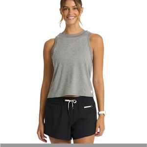 Vuori Energy Performance Tank Top VW123 heather grey Small S 2-4 NEW